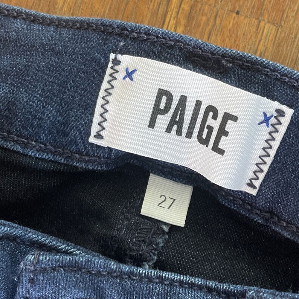 PAIGE Denim Verdugo Crop Skinny Stretch Jeans Never Worn Womens Size 27 - Picture 2 of 16